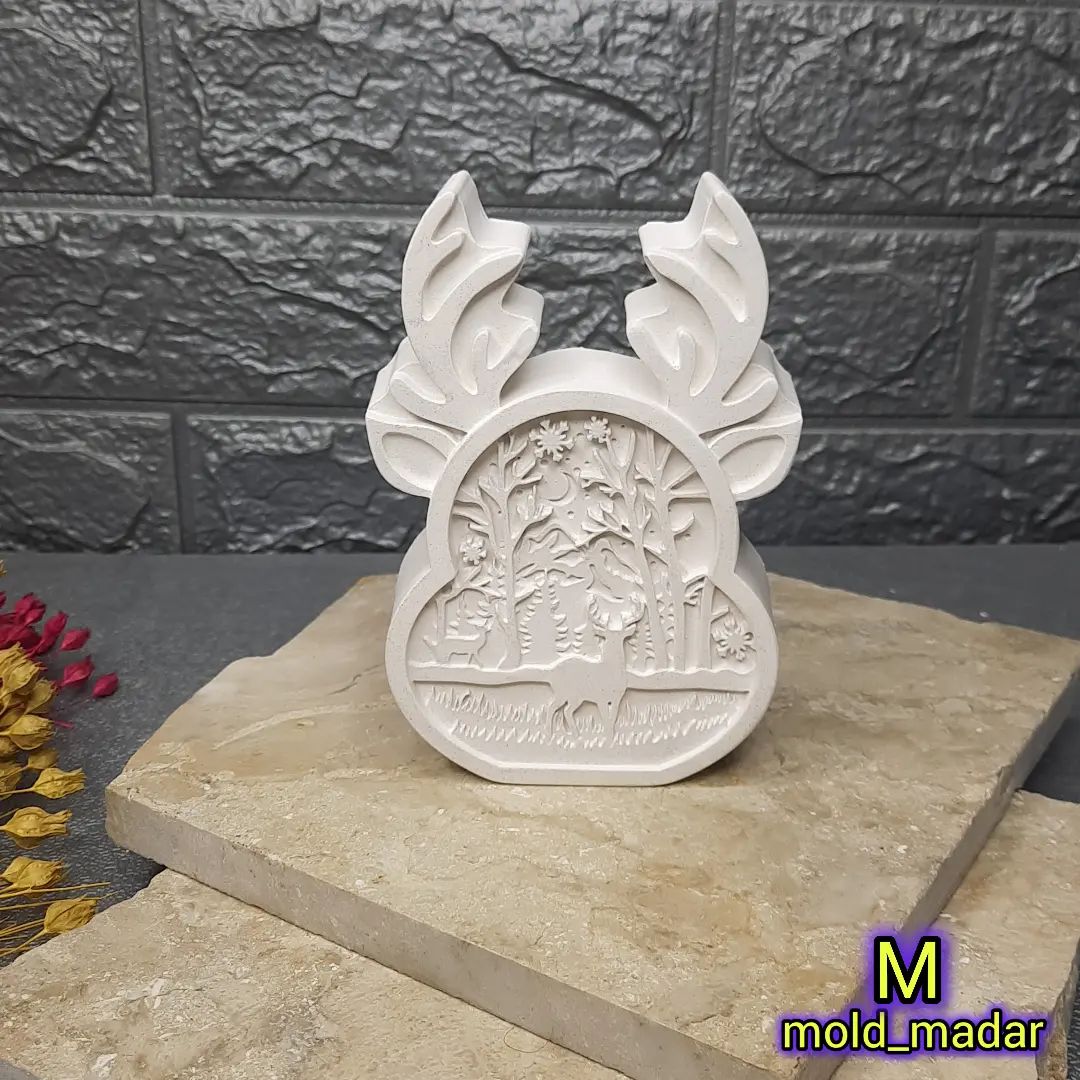 قالب سیلیکونی کتیبه ی گوزن