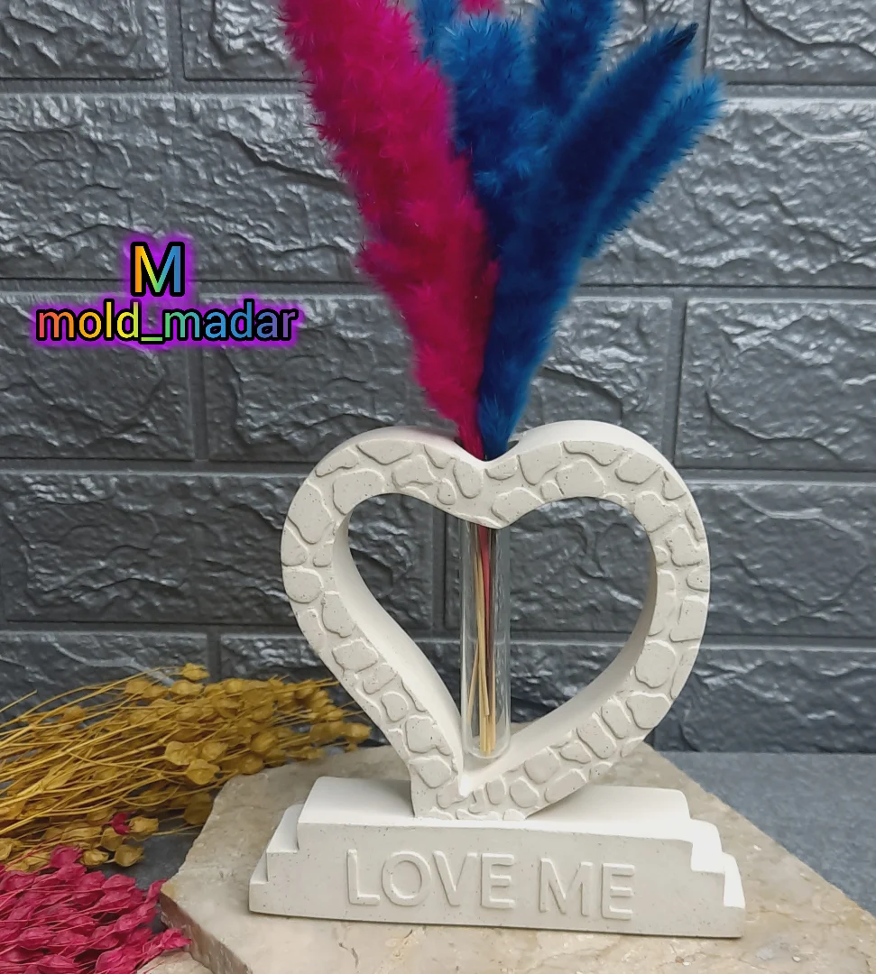 قالب سیلیکونی گلجای قلب love me