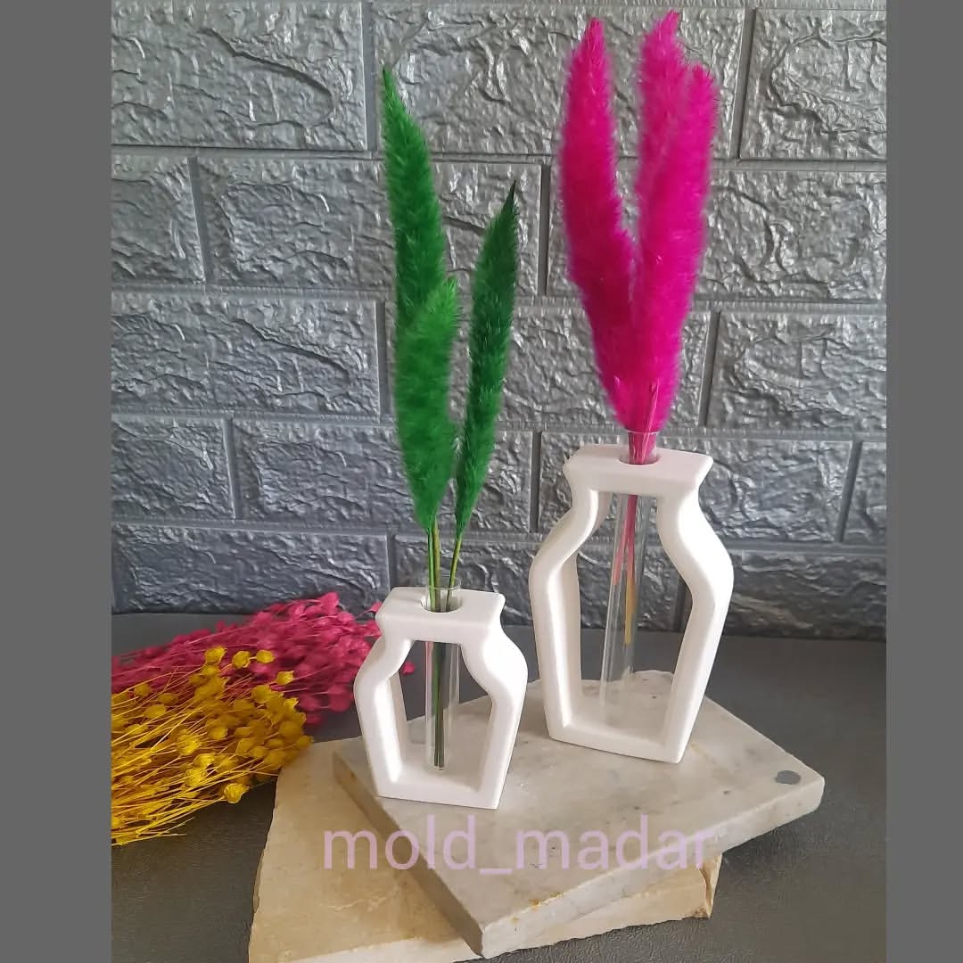 قالب سیلیکونی گلجای کوزه ای  دو سایز