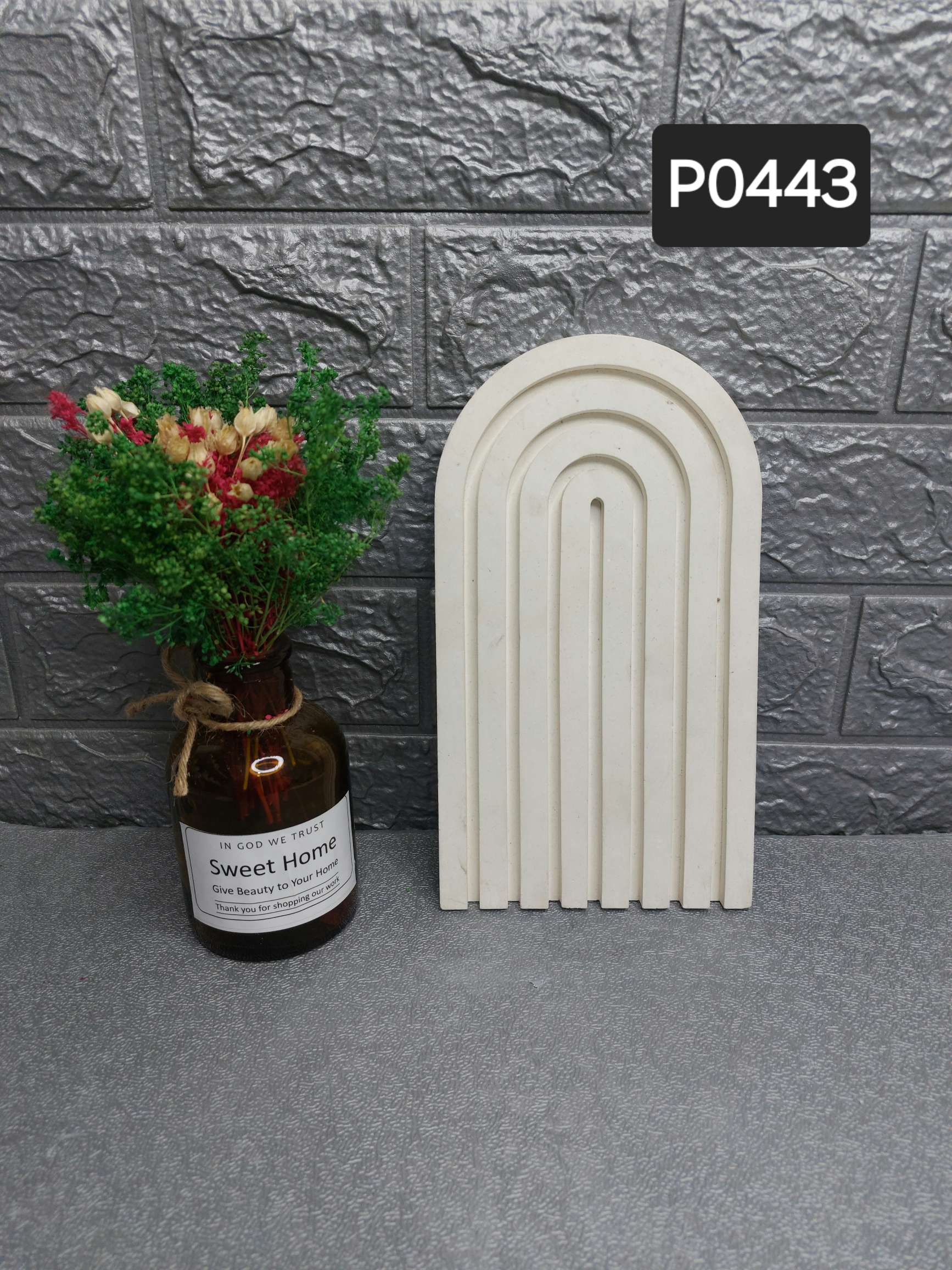قالب سیلیکونی سینی رنگین کمان ابعاد  24 * 13