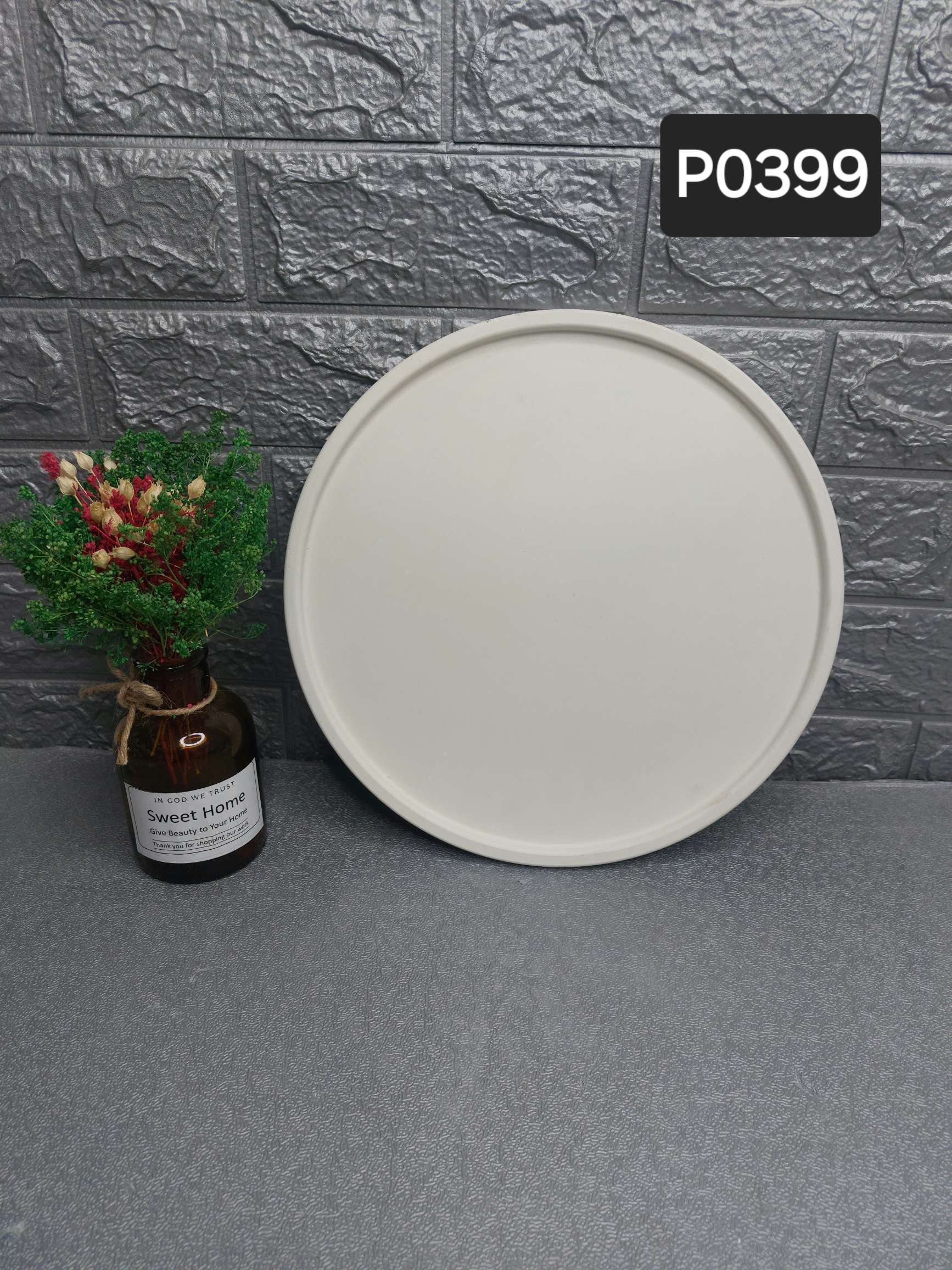 قالب سیلیکونی سینی گرد قطر 30