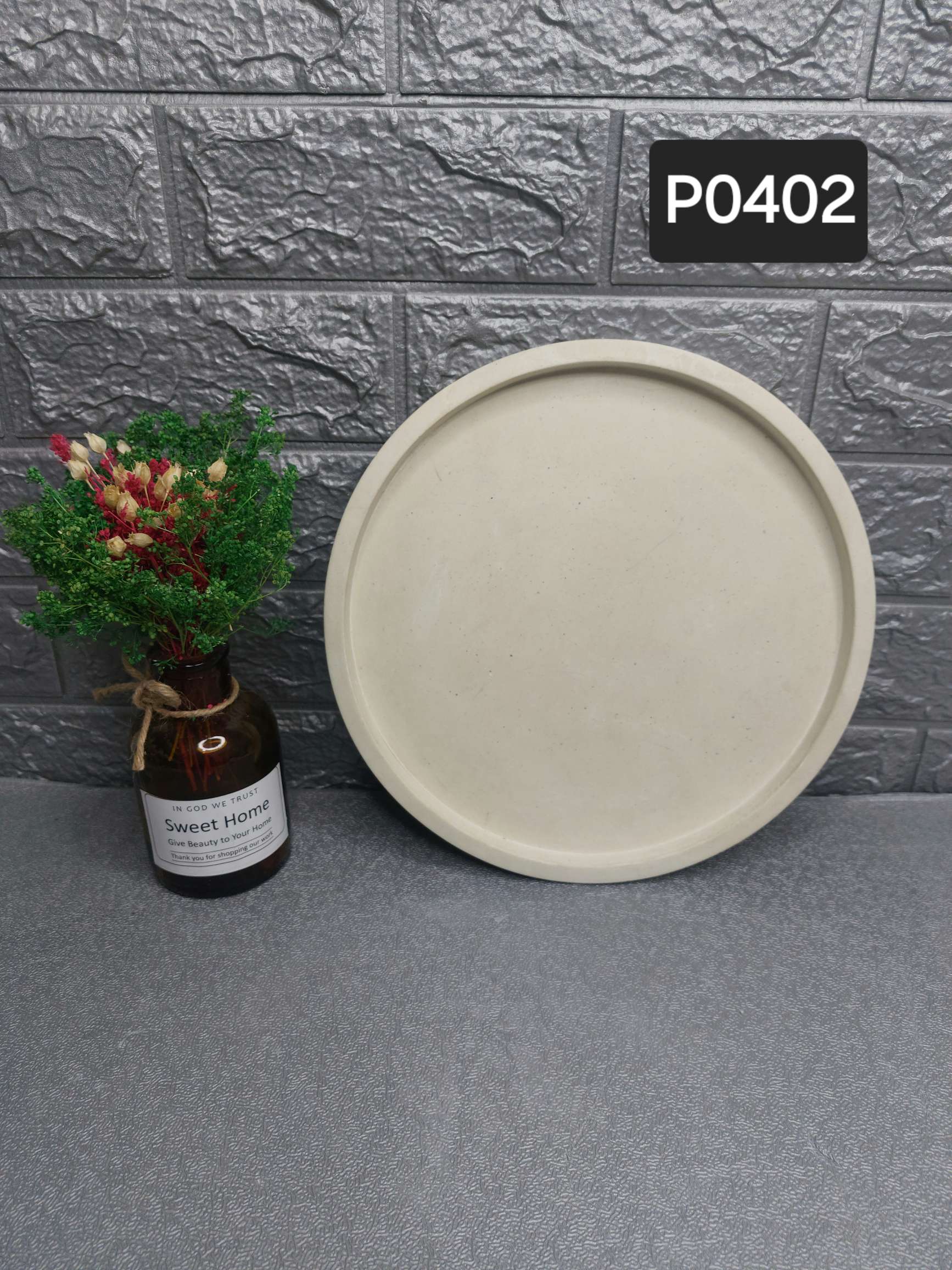 قالب سیلیکونی سینی گرد قطر 27